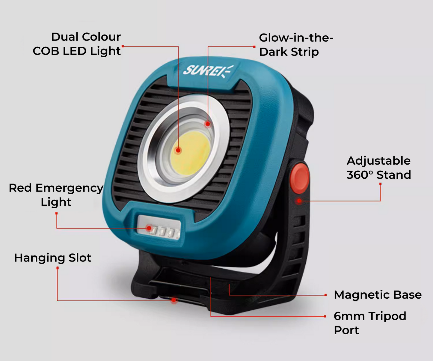 Sunrei C1500 Pro Camping Light – Lumilight Australia